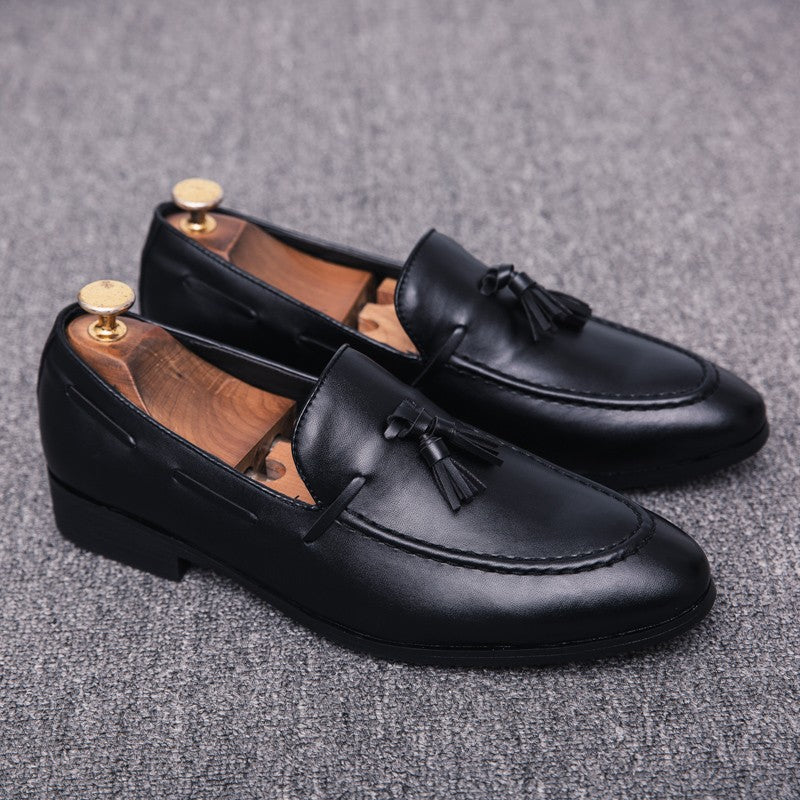 Social Shoe Male High Quality Formal Leather Shoes Men Casual Tassels Business Loafers For Man Dress Shoes Comfortable