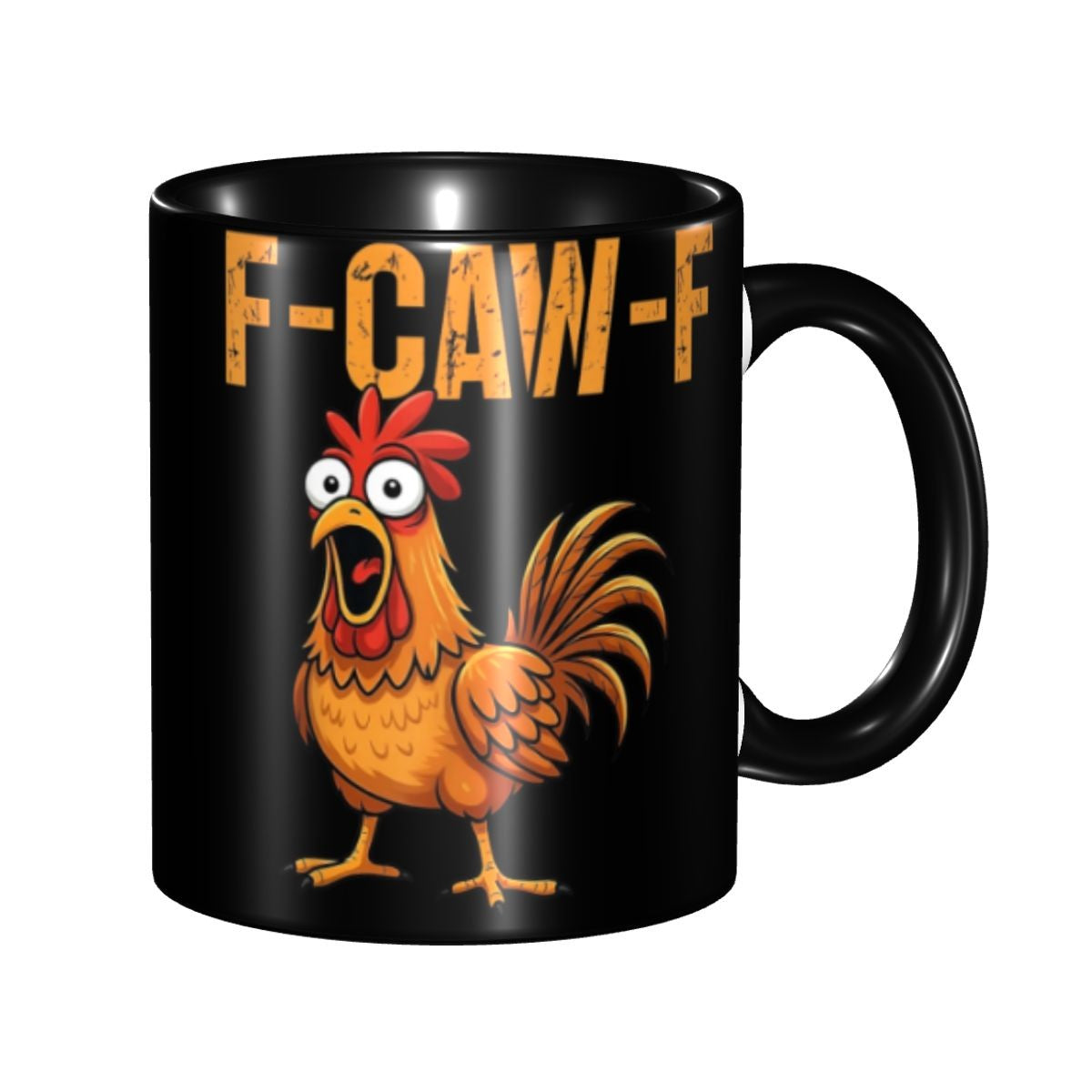 Funny F-Caw-F Chicken FCAWF Mug Fun Tea Cup Gift For Women Men