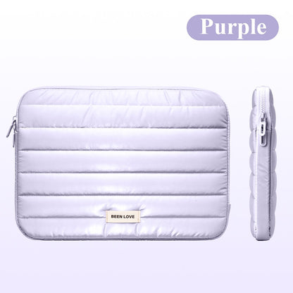 13/14 Inch Puffy Laptop Sleeve Cover Bag For Laptop Cover for MacBook Air iPad Pro Tablet Pouch Bag Fashion Notebook Soft Case