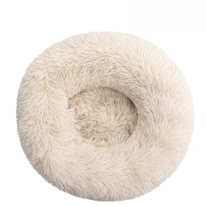 Camas redondas de pelúcia para cães e gatos, Tapetes de inverno para cães, Camas para animais de estimação, Suprimentos para animais de estimação
