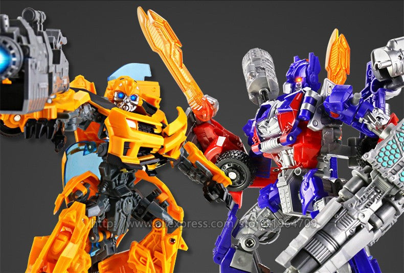 WEIJIANG NOVO 20CM Transformação Anime Boneco de Ação Brinquedos de Filme Plástico ABS Robô Carro Avião Tanque Legal Modelo Presente para Meninos