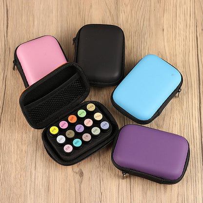 15Slots 1/2/3ML Essential Oil Case For Young Living Roller Bottles Storage Bag Holder Portable Perfume Hanging Organizer