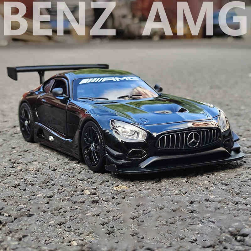 Motornax 1:24 Mercedes-Benz AMG GT3 Liga de Metal Fundido e Veículos de Brinquedo Modelo de Carro em Miniatura Carros de Brinquedo para Crianças