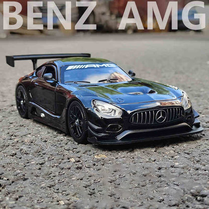 Motornax 1:24 Mercedes-Benz AMG GT3 Liga de Metal Fundido e Veículos de Brinquedo Modelo de Carro em Miniatura Carros de Brinquedo para Crianças