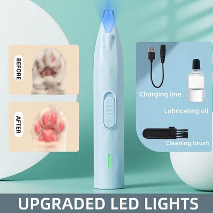 Máquina de Tosa Elétrica Profissional para Cães Aparador de Pelos de Patas para Animais de Estimação Tesoura de Tosar Gatos Aparador de Pelos de Bumbum e Orelhas