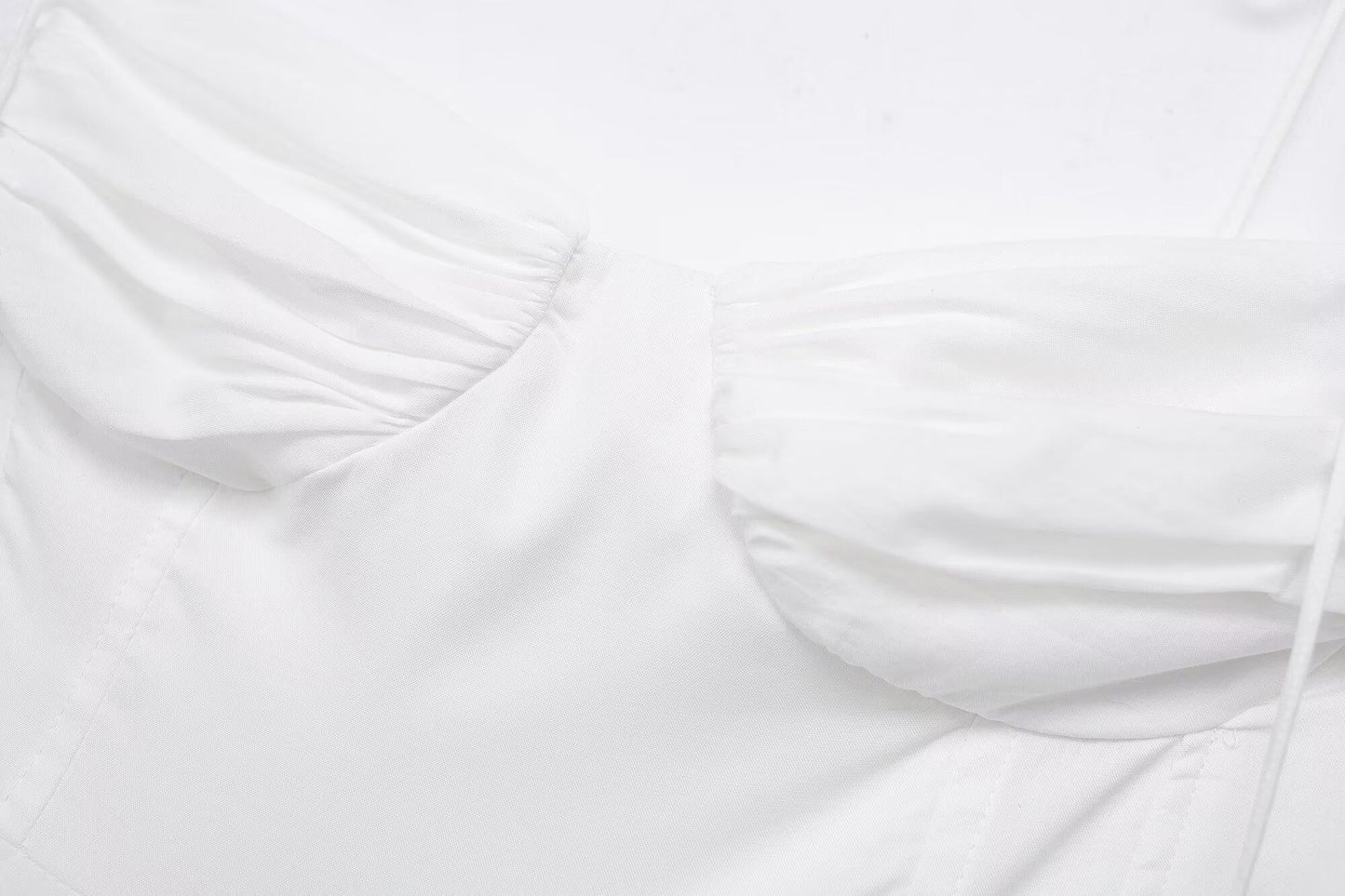 TFMLN New Elegant Women's Tierred Long Dress Summer Classic Fashion Solid Side Zipper Dresses High-Waist A-line Party Soft Dress