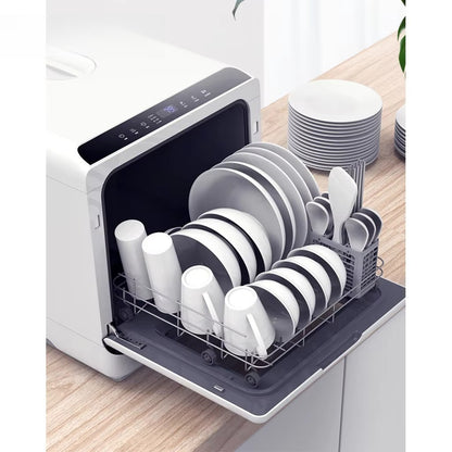 New Arrival Household Mini Automatic Dishwasher Drying Dishwasher Machine Free Installation Desktop Dishwasher