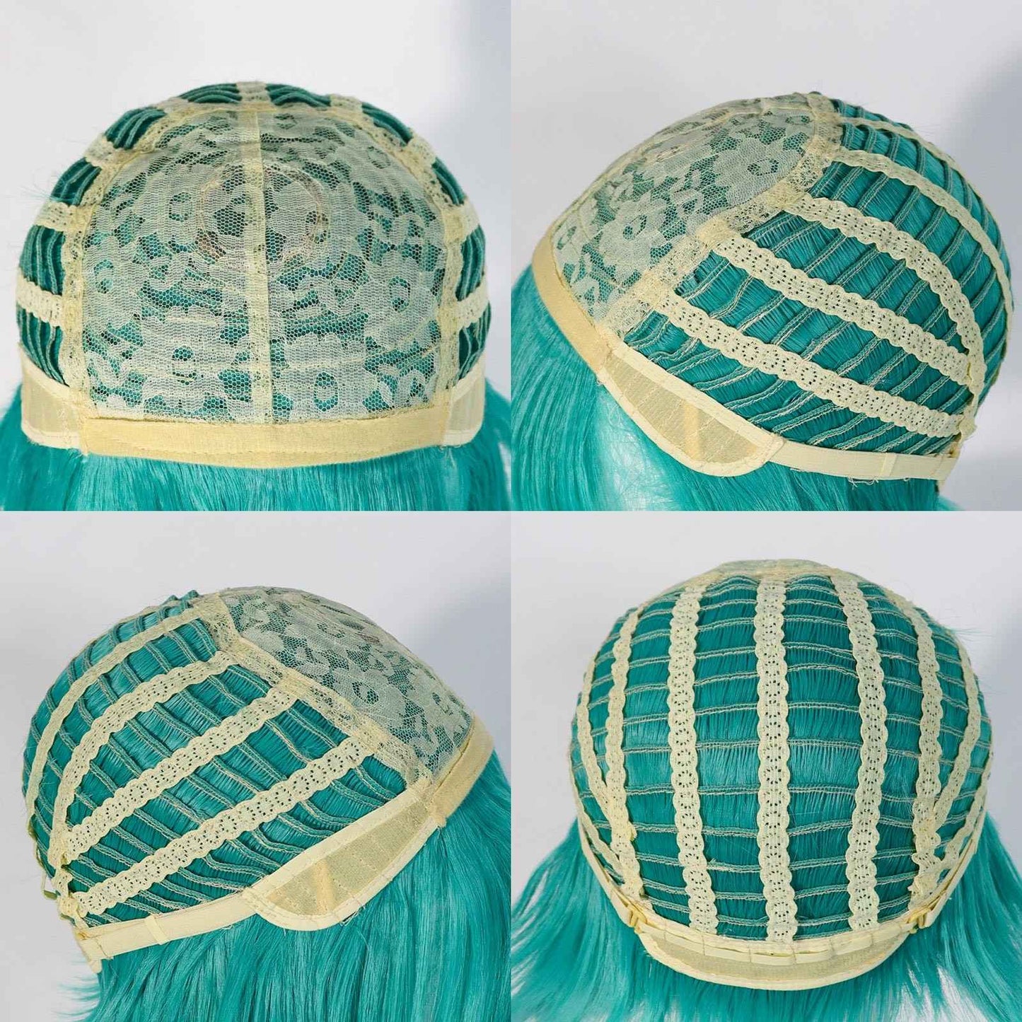 42inch Green Anime Long Synthetic Hair Lolita Cosplay Halloween Wig