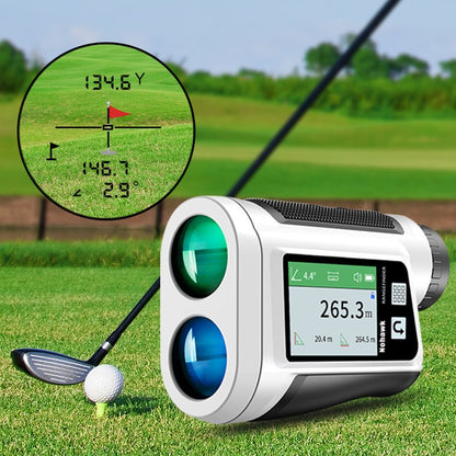 Telêmetro a laser multifuncional Nohawk para golfe com telemetria de inclinação e trava de bandeira para caça, construção, monocular