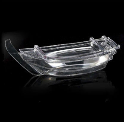 Barco de sushi preto Sashimi gelo seco barco de cozinha ABS prato de salmão prato de sashimi Culinária japonesa Barco Dragão recipiente
