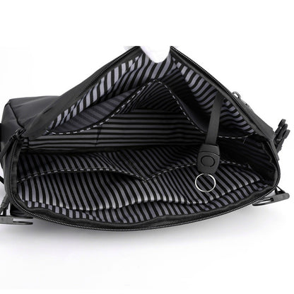 New Casual Crossbody Bag Multifunctional Large Capacity Messenger Bag Portable Shoulder Bag Men
