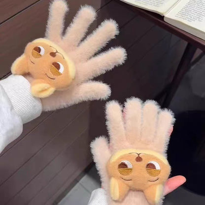 Zootopia Disney Luvas Casal Novo Kawaii Judy Nick Luvas Meninos Meninas Inverno Quente Luva Mulheres Homens Roupas Acessórios Presente