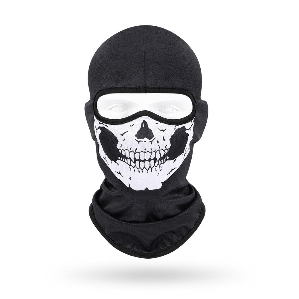 Quick-Dry Skull Face Mask - Breathable Sun Protection for Cycling & Outdoor Sports