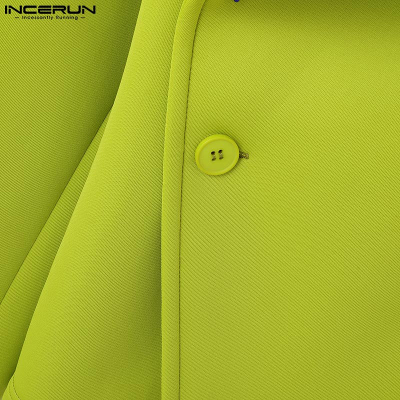 Stylish Casual Style Tops INCERUN New Men Deconstruction Design Solid Loose Jackets Handsome Male Long Sleeved Jackets Coat 2025
