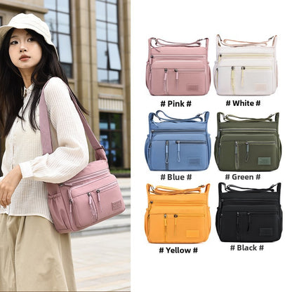 Waterproof Nylon Crossbody Bag For Women Multi-Functional MessengerTote HandbagForWorkTravel Shopping Fashion Bag Creative Gifts