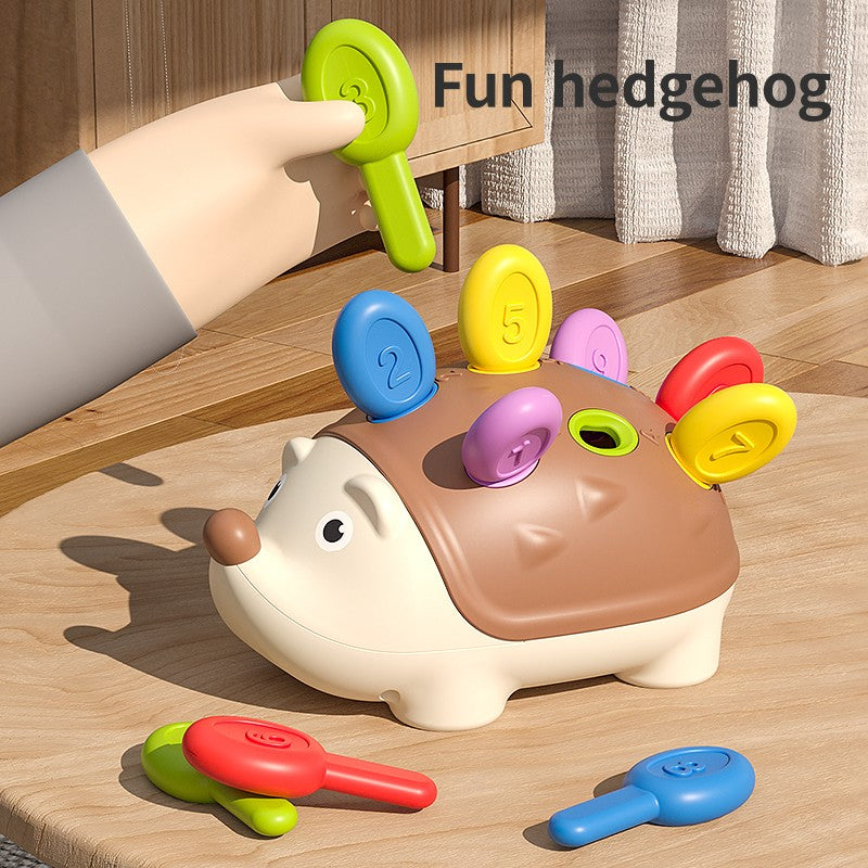 Hedgehog Montessori Baby Toys Hand-eye Coordination Fine Motor Training Develop Concentration Children Sensory Educational Toy
