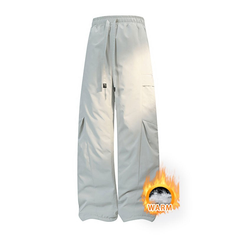 Calças de inverno masculinas para caminhada, impermeáveis, à prova de vento, calças de montanhismo, para manter aquecido, acampamento, trekking, esqui, calças com bolso com zíper