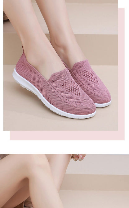 Asgard Women's Casual Flats Shoes Outdoor Lightweight Walking Shoes Summer Comfortable Breathable Mesh Shoes New Hollowing Shoes