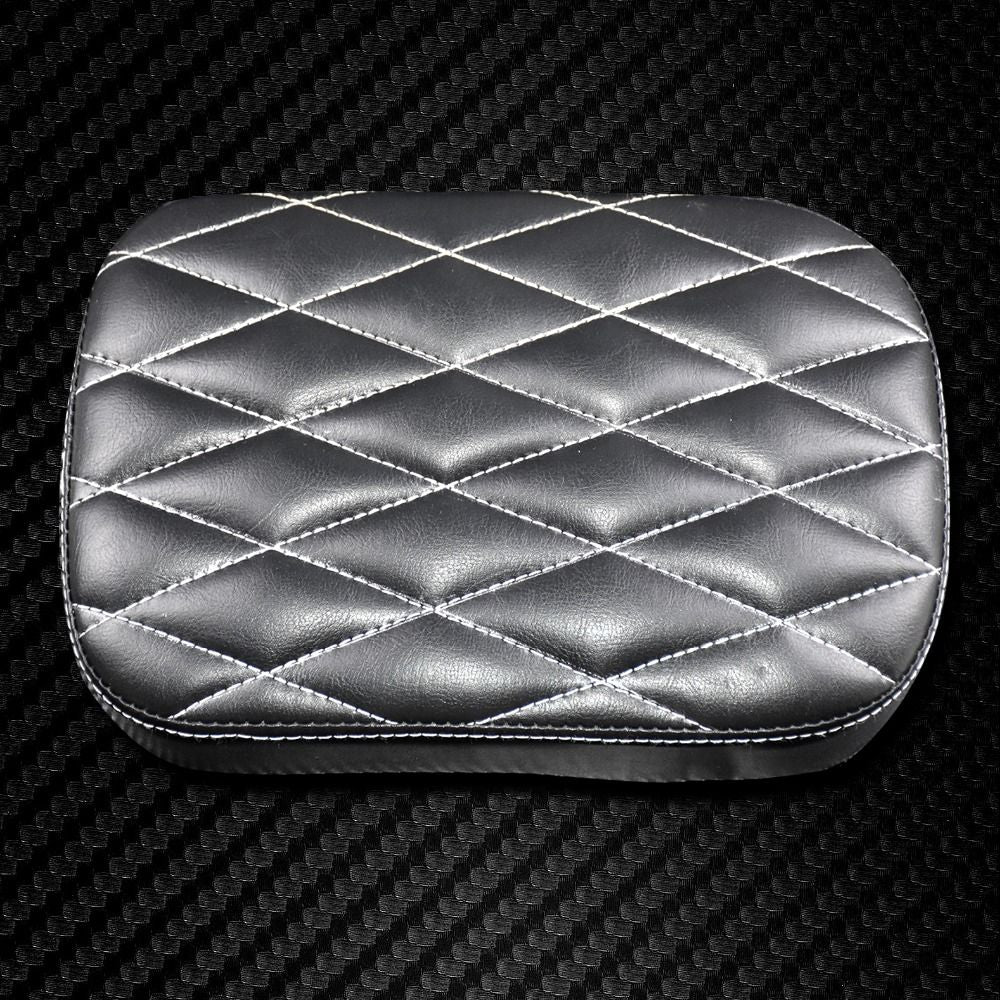 Almofada de Assento Traseiro para Passageiro de Moto Banco Almofadado com 6 Ventosas / 8 Ventosas para Harley Touring Sportster XL1200 Dyna Chopper Custom