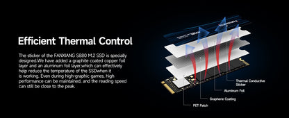 Fanxiang S880E SSD M.2 7300MB/s 1TB/2TB/4TB M.2 NVMe SSD PCIe 4.0x4 Disco Rígido Interno Para PS5 Laptop PC