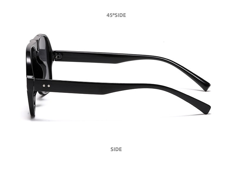 GD Aviator sunglasses with metal hinge Colorful modern street sunglasses Fashion trend eyeglasses frame