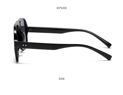 GD Aviator sunglasses with metal hinge Colorful modern street sunglasses Fashion trend eyeglasses frame