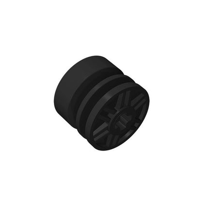 10pçs Roda 55982 18mm Dx14mm com Bloco de Furo de Eixo Acessórios de Cores Moc Compatível com Brinquedo Infantil de Montar DIY