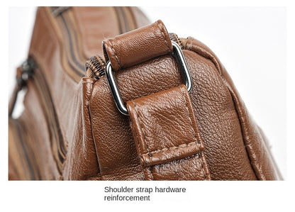 New Arrival Crossbody Shoulder Bag Soft Washed Leather Women's Mini Bag Versatile Handbag