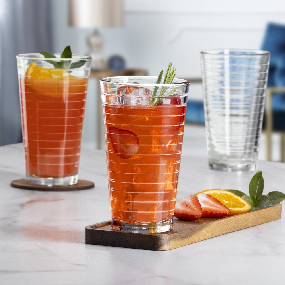 Conjunto de Copos de 8 Peças Copos de Alta Qualidade Empilháveis Duráveis Próprios para Lava-Louças Perfeitos para Festas Bar Doméstico Encontros Familiares