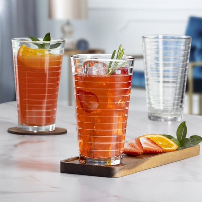 Conjunto de Copos de 8 Peças Copos de Alta Qualidade Empilháveis Duráveis Próprios para Lava-Louças Perfeitos para Festas Bar Doméstico Encontros Familiares
