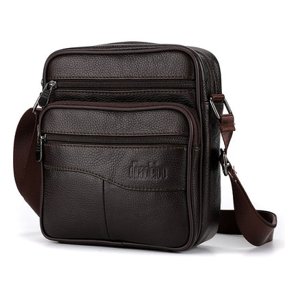 Men's Large size Genuine Leather  Shoulder Bags High quality Tote Fashion Business Man Crossbody Messenger Bag Leather Bags