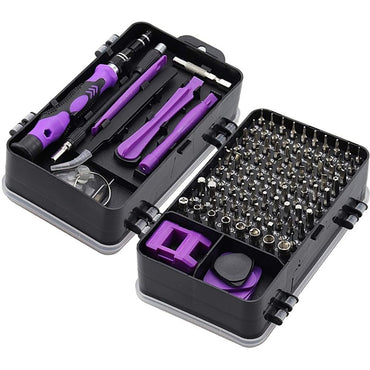 Precision Screwdriver set 115 in 1 Magnetic Bit with Case Impact Driver Bits Set for iPhone Glasses Electronics 3pcs/lot