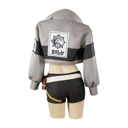 Anime GACHIAKUTA Cosplay Costume Riyo Punk Short Jacket Short Bag Set Jirai Kei Girl Casual Battle Adult Men's Costume