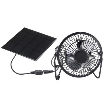5W USB Solar Exhaust Fan Air Extractor Mini Ventilator Solar Panel Powered Fan