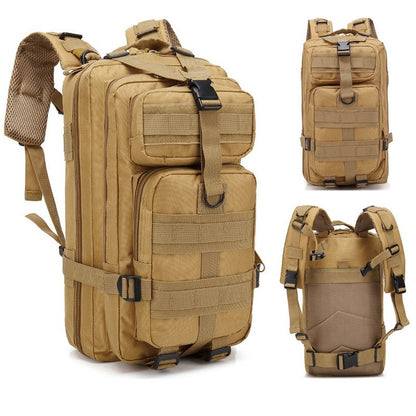 Mochila Tática Militar de 30L em Nylon 900D Impermeável para Esportes ao Ar Livre, Acampamento, Caminhada, Trekking, Pesca e Caça