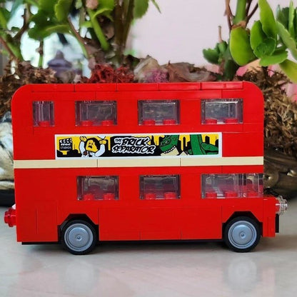 LEGO 40220 Creator Ônibus de Dois Andares de Londres Brinquedo de Blocos de Construção para Crianças Presente de Aniversário de Dia das Crianças (118 Peças)