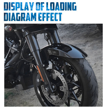 Motorcycle 19'' Front Fender Wheels Wrap Iron Short Mudguard For Harley Touring Road King FLHR Street Electra Glide FLHTK 14-23