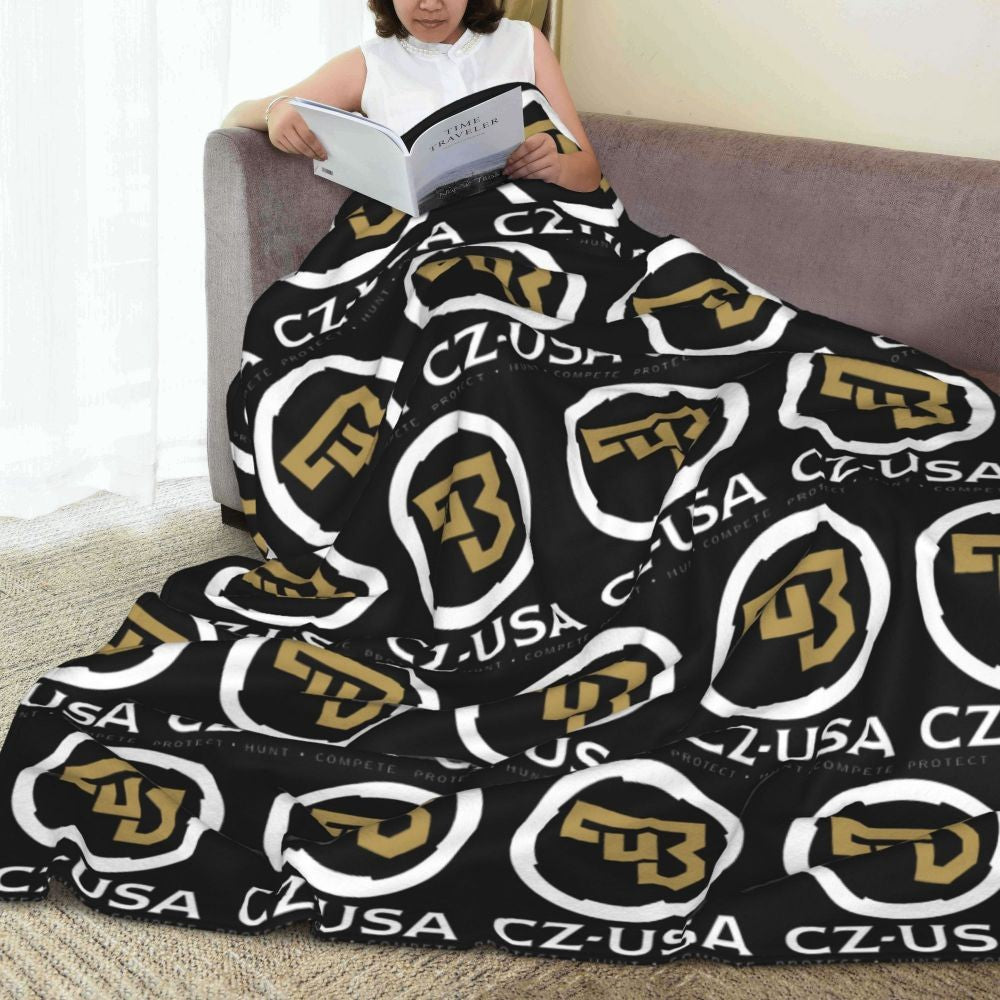 Ceska Zbrojovka CZ Blankets Flannel Sofa Throw Blanket Multi-function for Couch Bedding Outdoor Throws Bedspread Quilt