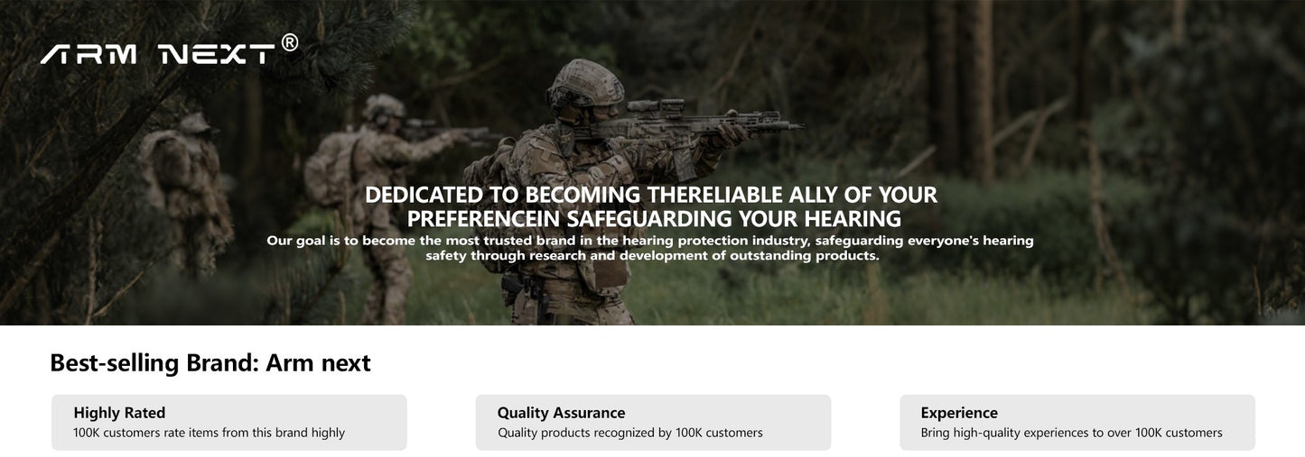 GEN 6 Tactical Headset Hunting Shooting Noise Reduction Headset for OPS Core ARC and Wendy M-LOK Helmet Head Mounted 2 in 1