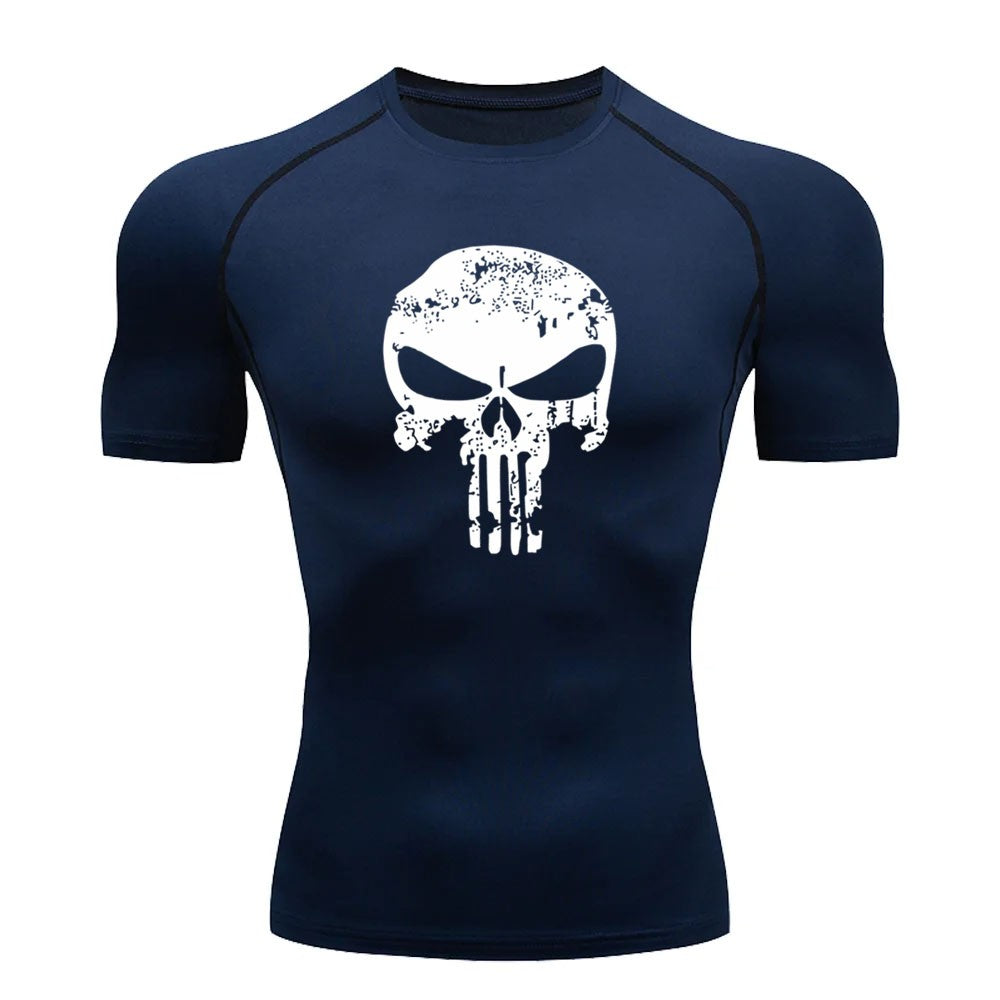 2024 Compression Shirt for Men, Superhero T-Shirt, Quick-Drying, Breathable, Short-Sleeved, Outdoor Sports, Running, S-3XL