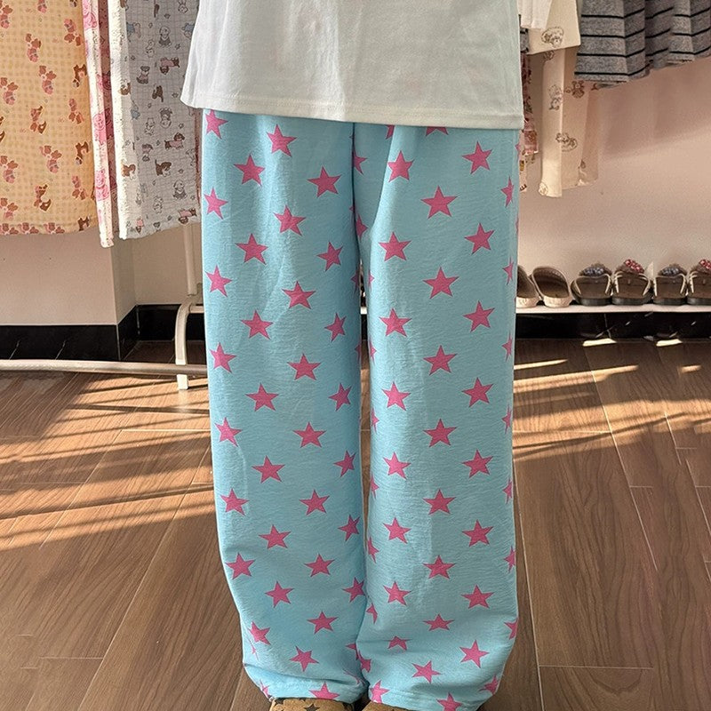 2026hot Anime JOJO STEEL BALL RUN Jonathan Joestar Cosplay Pants Costume Blue Casual Pants Summer Home Pajamas Clothes