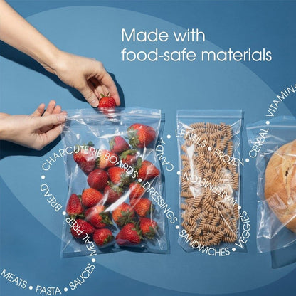 8*12cm 100 PCS,Thickened Plastic Sealed Clear Zip Lock Bags – New PE Material, Waterproof Seal, Heavy-Duty, Universal Packaging