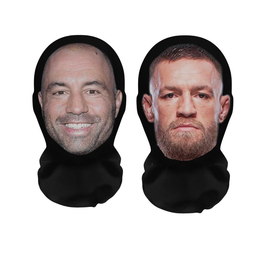 3D Hyper Realistic Funny Balaclava 2 Pack, Elastic Breathable Full Face Cover for Halloween Cosplay Prank Party Outdoor Wear