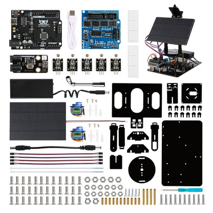 KUONGSHUN Age 8+ Educational kit Smart Solar Tracker System Tracking Starter Kit For Arduino STEM