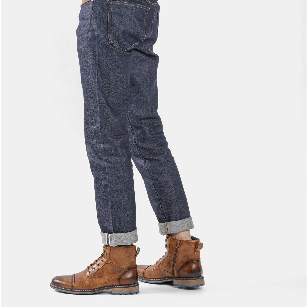 Botas masculinas retrô 2023, tamanhos 39-45, estilo confortável, de couro, para a primavera