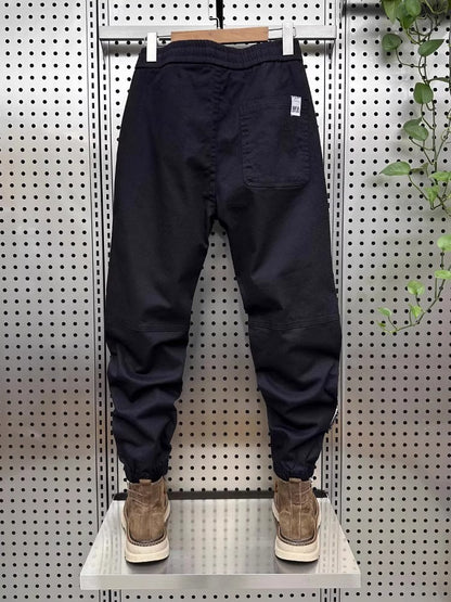 American Sle Workwear Pants Men's Trendy Brand Cuffed Harem Pants Splice Function down Jaet Spring Autumn Thin Casual Pants