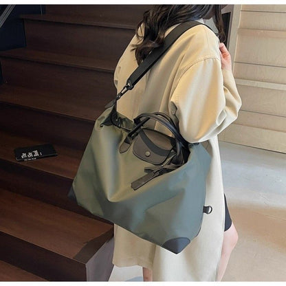 Women's Yoga Fitness Bag Short Trip Travel Bag Waterproof Soft Large Capacity