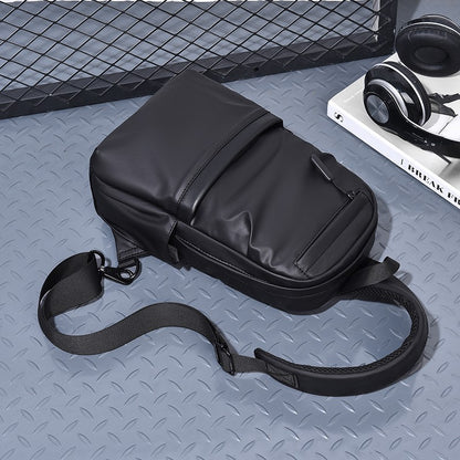 Men Portable Multifunctional Daily Crossbody Bag Trendy Street New Messenger Bag Men Sports Large Capacity Diagonal Backpack