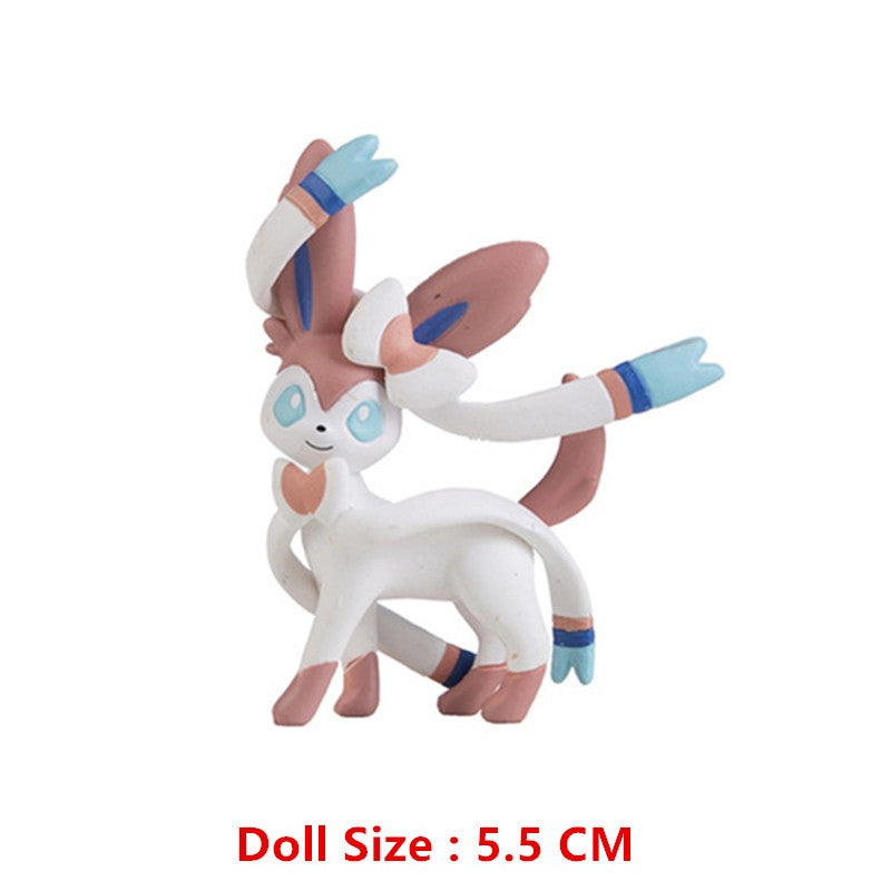 Pokemon Anime Figure Pikachu Eevee Charizard Mewtwo Cartoons Figure Collection Model Pocket Monster Action Toys Kids Birthday Gi