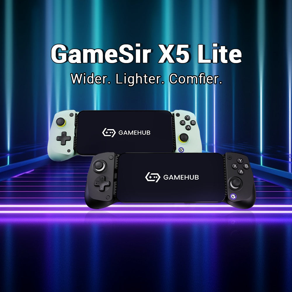 GameSir X5 Lite Game Controller for Android, iPhone 16/15, iPad mini - Hall Effect Joysticks, App Support for Mobile Gaming